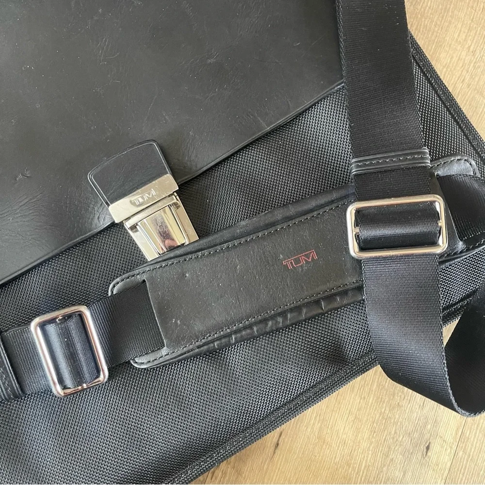 Tumi Leather & Nylon Briefcase